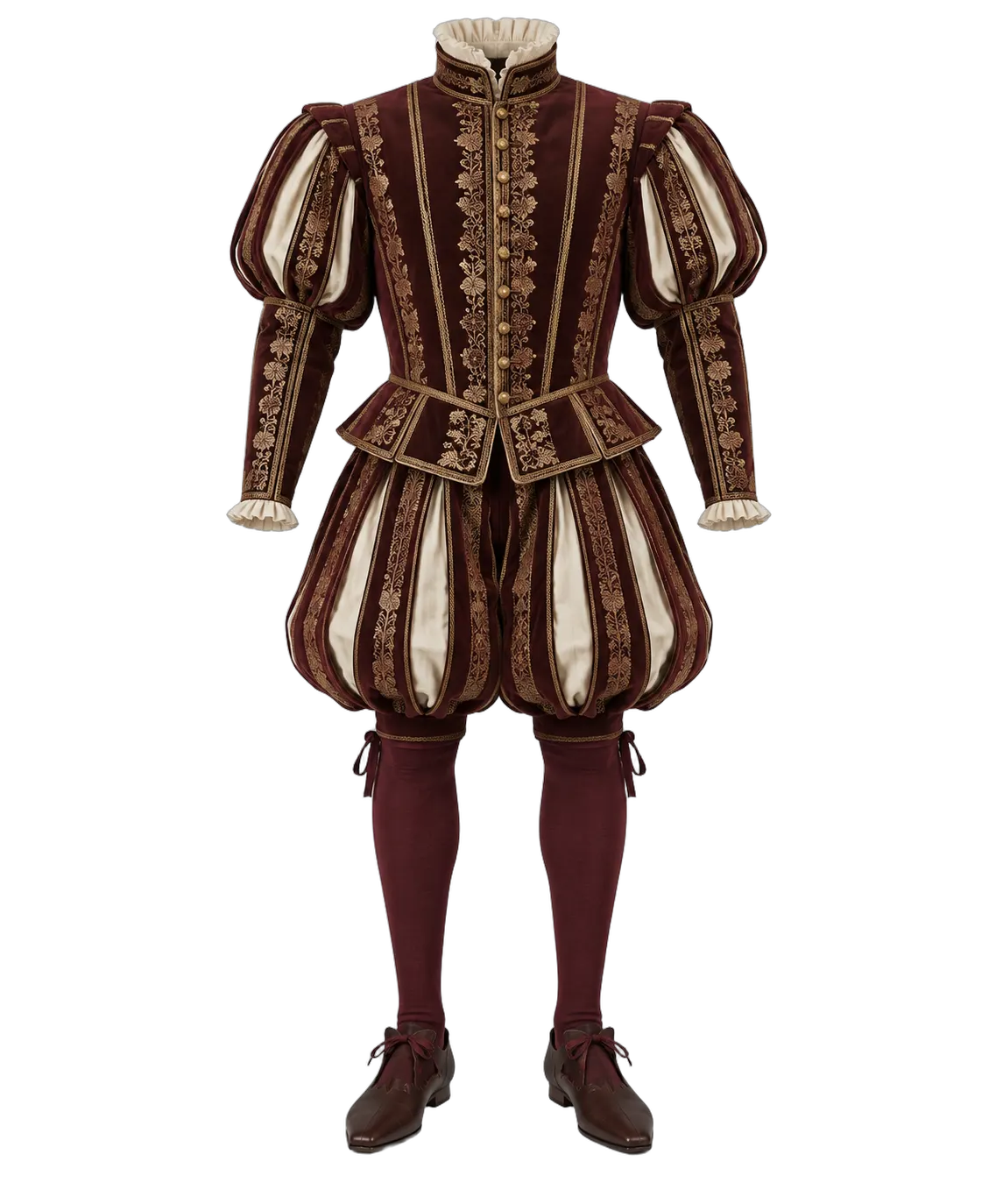 Erkek Cepken (Doublet) + Çorap Pantolon (Hose) — Batı Avrupa