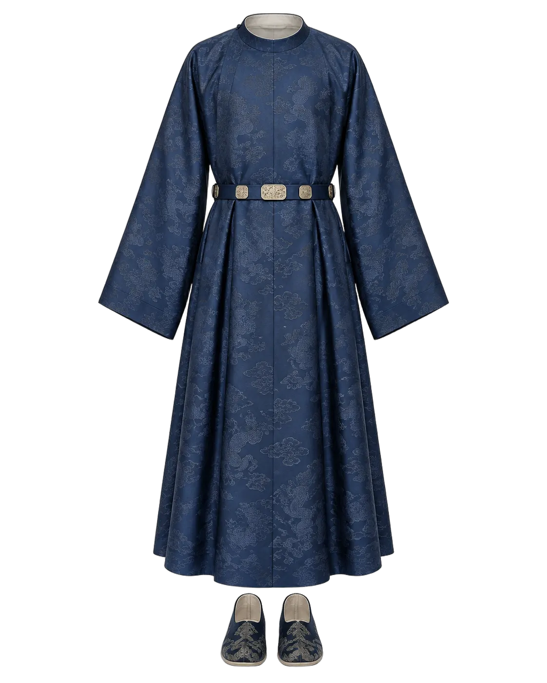 Tang Dönemi Erkek Yuvarlak Yakalı Kaftanı — Çin