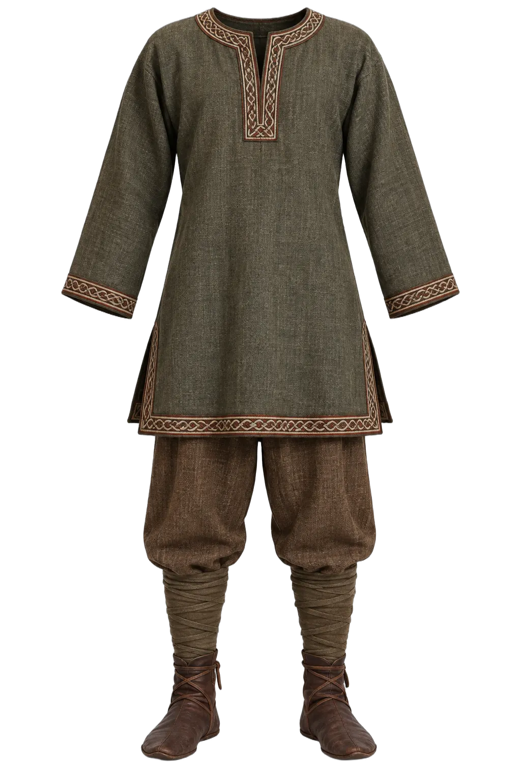 Viking Erkek Tuniği + Pantolonu — İskandinavya