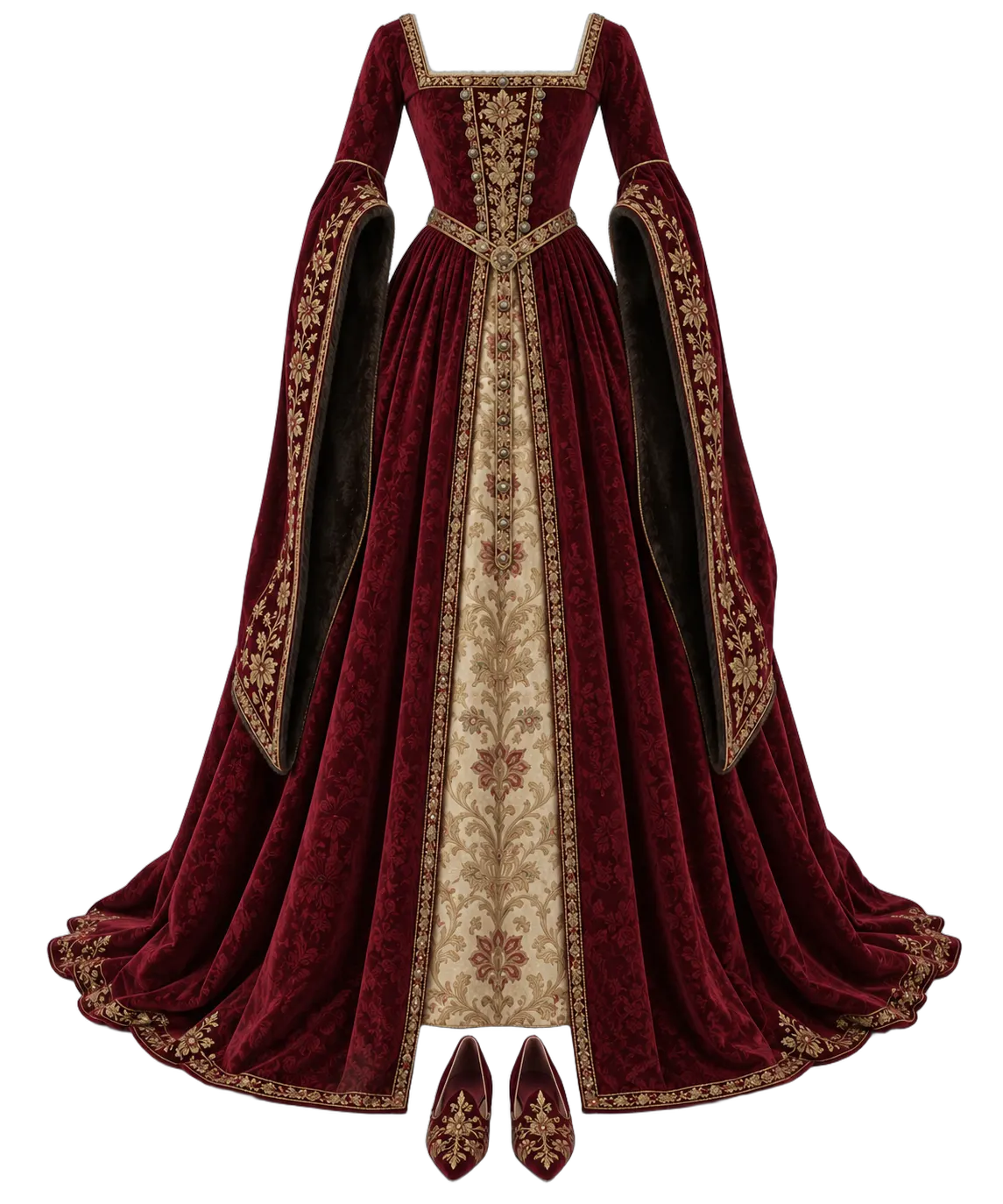Burgonya Elbisesi — Burgonya / Batı Avrupa