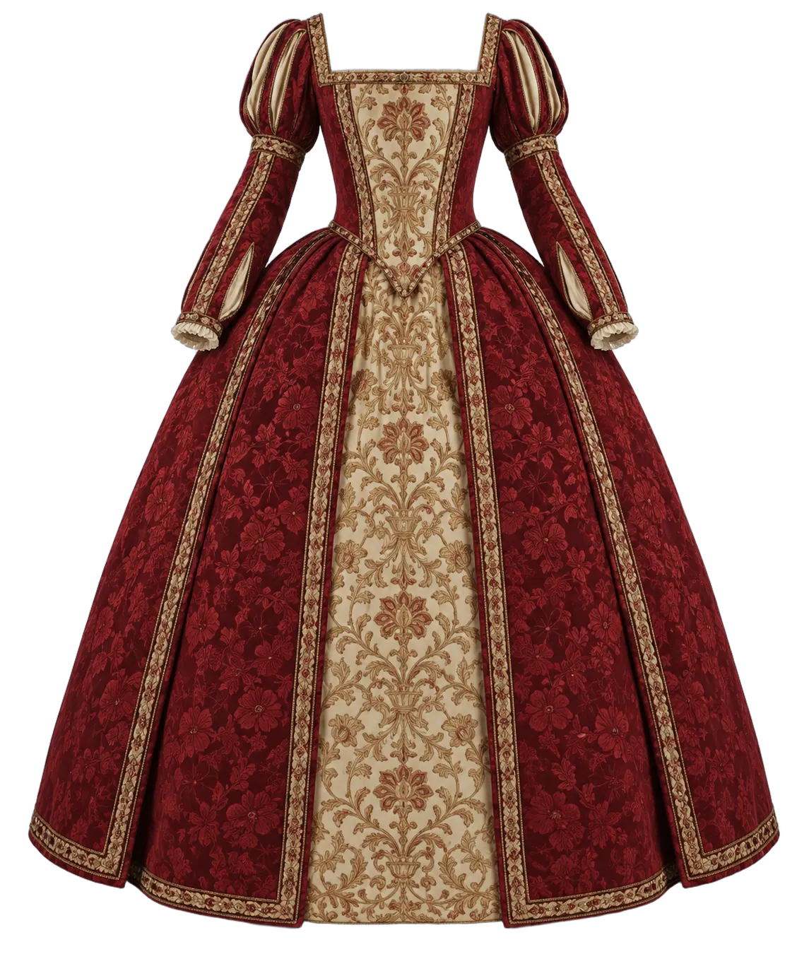Farthingale Elbisesi — İspanya / Batı Avrupa