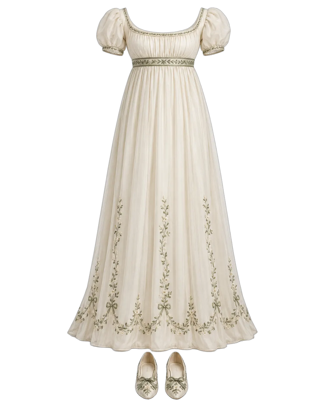 Avrupa İmparatorluk (Empire) Elbisesi — Fransa / Avrupa