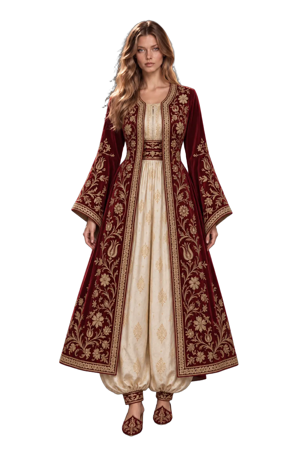 Kadın — 1825 — Osmanlı Tarzı Entari